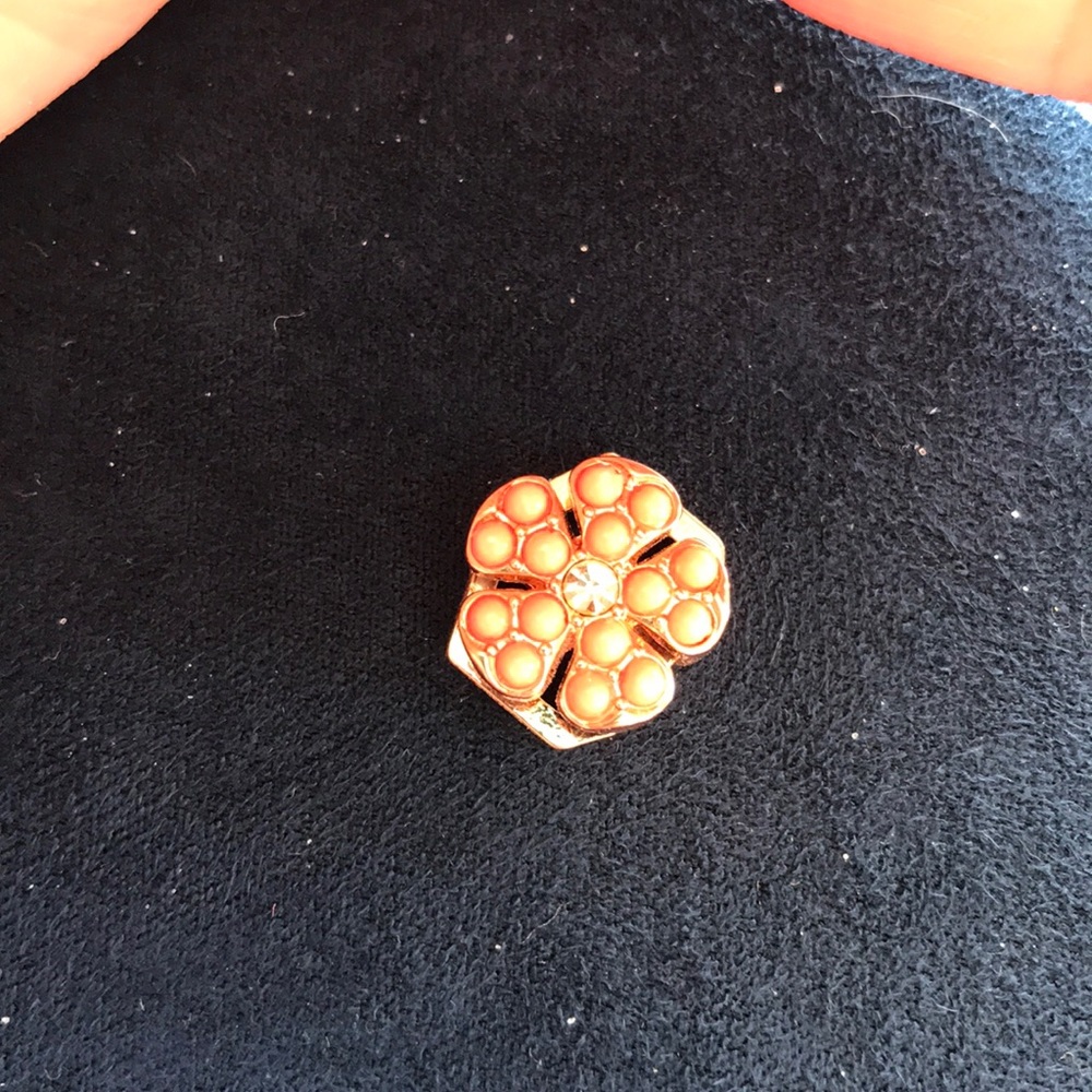 Coral flower charm